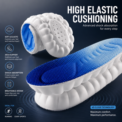 Step X Apex™ — 4D Multi-Sport Performance Insole