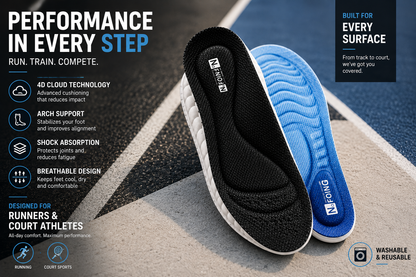 Step X Apex™ — 4D Multi-Sport Performance Insole